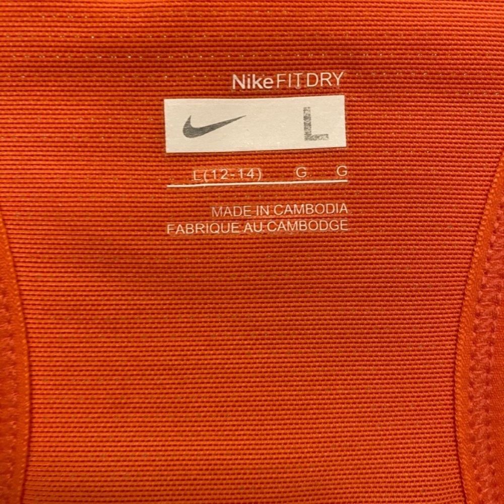 Nike FitDry Tangerine Workout Tank Top with built in Bra - Picture 4 of 6